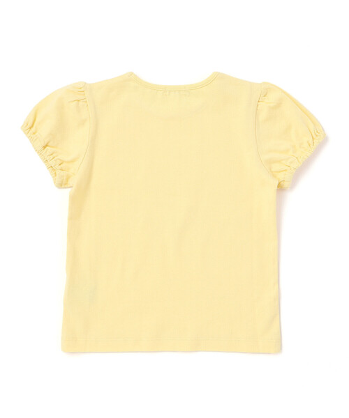 BeBe(ベベ)の「【抗菌・防臭】ケーキプリント天竺パフスリーブTシャツ(90~130cm)(Tシャツ/カットソー・キッズ・イエロー/ホワイト・XS/M/L/S)」の8枚目の写真