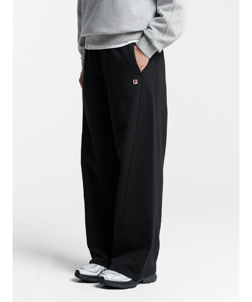 FILA(フィラ)の「Essential Wide Pants(スウェットパンツ・メンズ・グレー系その他/ブラック・S/M/L/XL)」の1枚目の写真