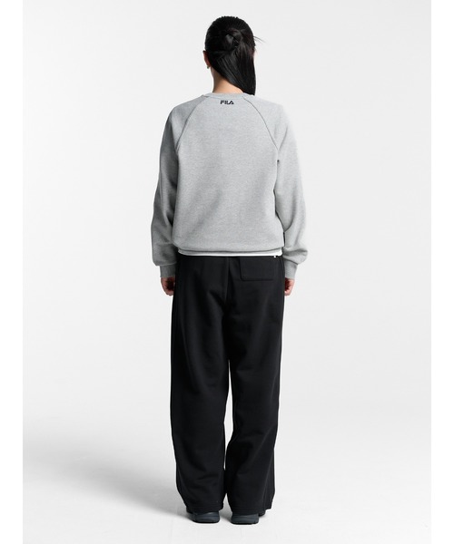 FILA(フィラ)の「Essential Wide Pants(スウェットパンツ・メンズ・グレー系その他/ブラック・S/M/L/XL)」の5枚目の写真