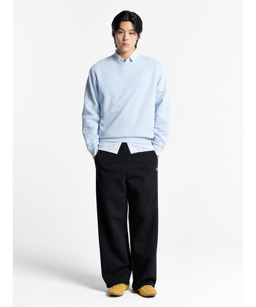 FILA(フィラ)の「Essential Wide Pants(スウェットパンツ・メンズ・グレー系その他/ブラック・S/M/L/XL)」の6枚目の写真
