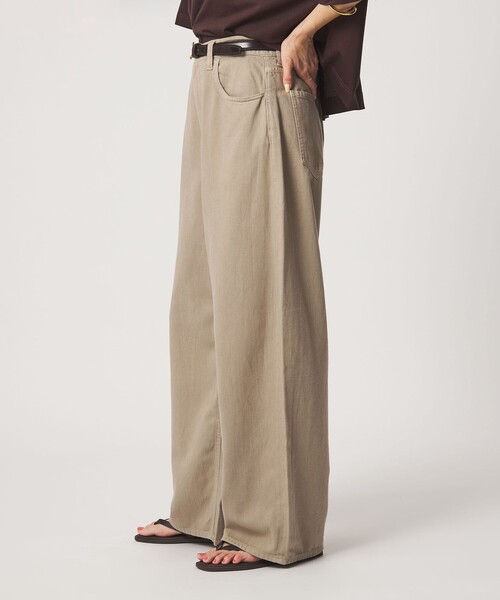 Healthy denim(ヘルシーデニム)の「【別注】<HEALTHY DENIM>カーブ デニム パンツ ベージュ(デニムパンツ・レディース・ベージュ・M/S/XS)」の2枚目の写真