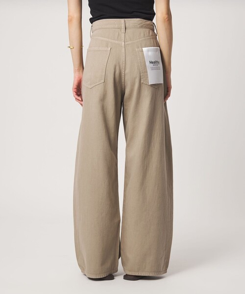Healthy denim(ヘルシーデニム)の「【別注】<HEALTHY DENIM>カーブ デニム パンツ ベージュ(デニムパンツ・レディース・ベージュ・M/S/XS)」の7枚目の写真
