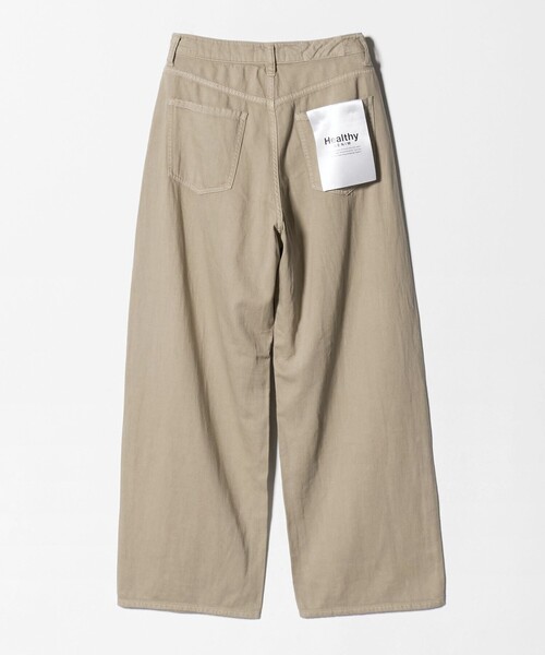 Healthy denim(ヘルシーデニム)の「【別注】<HEALTHY DENIM>カーブ デニム パンツ ベージュ(デニムパンツ・レディース・ベージュ・M/S/XS)」の9枚目の写真