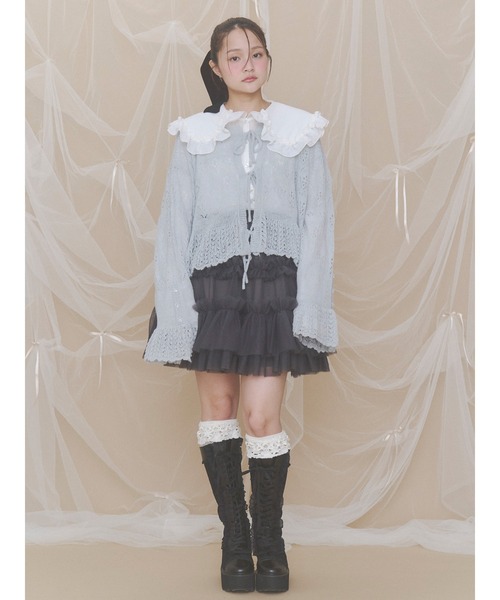 merry jenny(メリージェニー)の「レースアップレースブーツ(ブーツ・レディース・アイボリー/ブラック・MEDIUM/LARGE)」の17枚目の写真