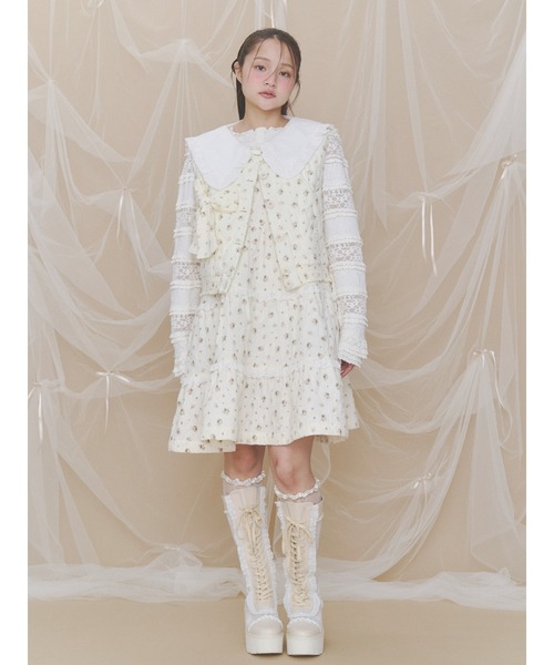 merry jenny(メリージェニー)の「レースアップレースブーツ(ブーツ・レディース・アイボリー/ブラック・MEDIUM/LARGE)」の18枚目の写真