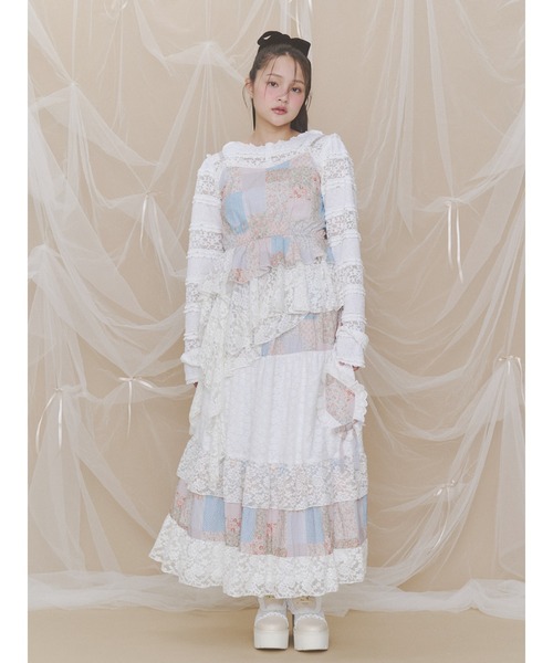 merry jenny(メリージェニー)の「レースアップレースブーツ(ブーツ・レディース・アイボリー/ブラック・MEDIUM/LARGE)」の19枚目の写真