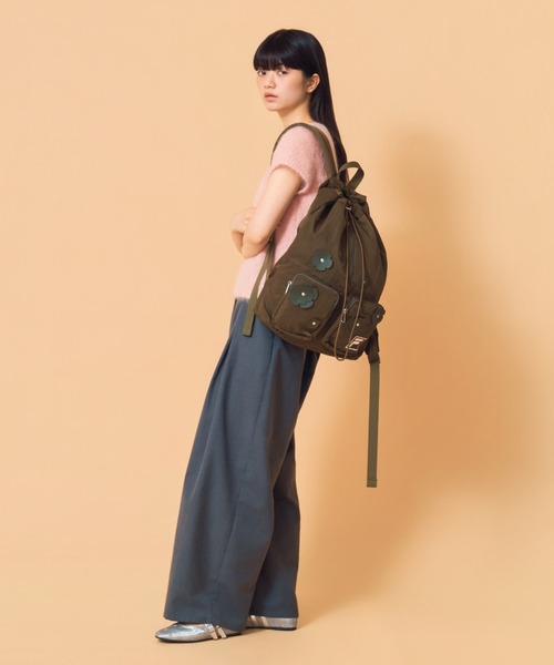 Casselini(キャセリーニ)の「Casselini(キャセリーニ)FILAフラワーバックパック(バックパック/リュック・レディース・ブラック/カーキ/ブルー・FREE)」の19枚目の写真