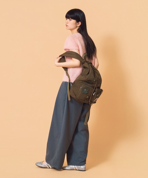 Casselini(キャセリーニ)の「Casselini(キャセリーニ)FILAフラワーバックパック(バックパック/リュック・レディース・ブラック/カーキ/ブルー・FREE)」の21枚目の写真