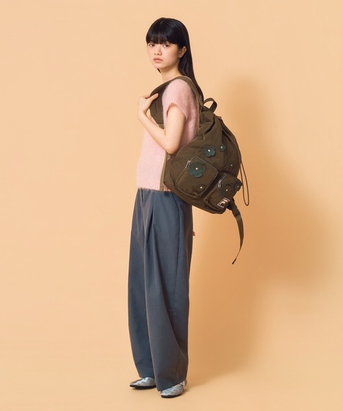 Casselini(キャセリーニ)の「Casselini(キャセリーニ)FILAフラワーバックパック(バックパック/リュック・レディース・ブラック/カーキ/ブルー・FREE)」の20枚目の写真