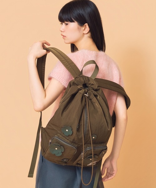 Casselini(キャセリーニ)の「Casselini(キャセリーニ)FILAフラワーバックパック(バックパック/リュック・レディース・ブラック/カーキ/ブルー・FREE)」の18枚目の写真
