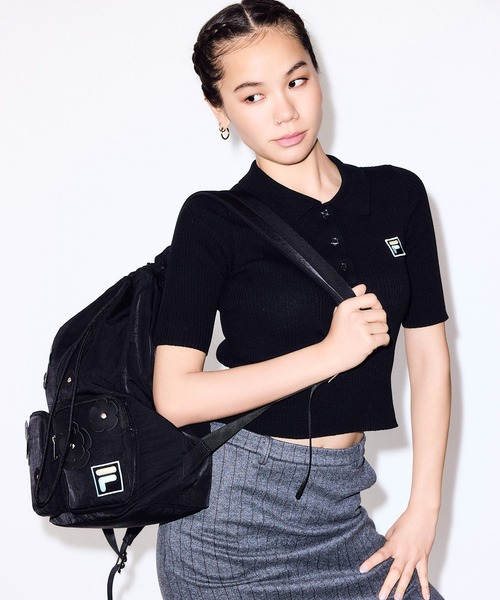Casselini(キャセリーニ)の「Casselini(キャセリーニ)FILAフラワーバックパック(バックパック/リュック・レディース・ブラック/カーキ/ブルー・FREE)」の13枚目の写真
