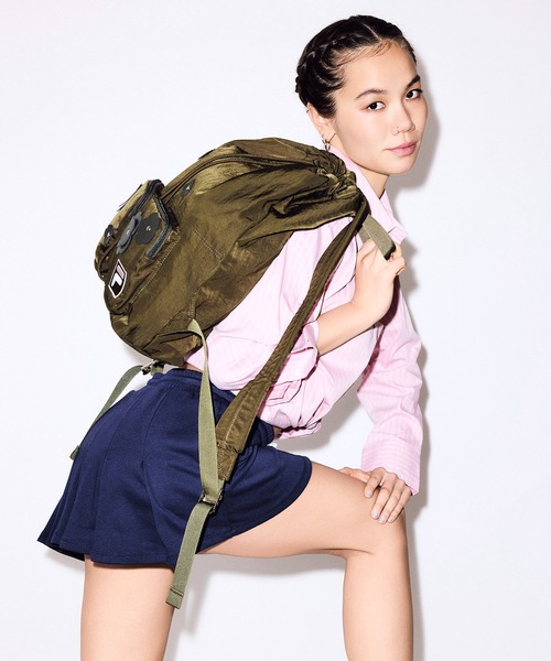Casselini(キャセリーニ)の「Casselini(キャセリーニ)FILAフラワーバックパック(バックパック/リュック・レディース・ブラック/カーキ/ブルー・FREE)」の15枚目の写真