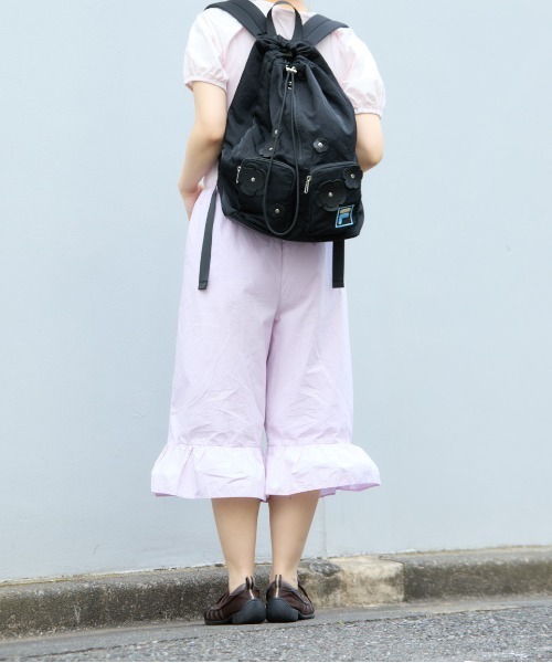 Casselini(キャセリーニ)の「Casselini(キャセリーニ)FILAフラワーバックパック(バックパック/リュック・レディース・ブラック/カーキ/ブルー・FREE)」の6枚目の写真
