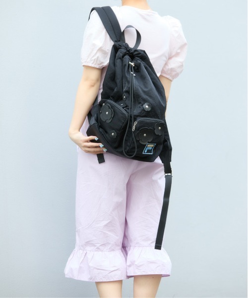 Casselini(キャセリーニ)の「Casselini(キャセリーニ)FILAフラワーバックパック(バックパック/リュック・レディース・ブラック/カーキ/ブルー・FREE)」の8枚目の写真