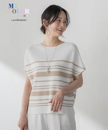 ストレッチプルオーバーニット