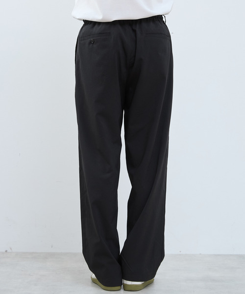 MEN'S MELROSE(メンズメルローズ)の「CIWAFLEXワイドトラウザーズ(スラックス・メンズ・ブラック/グレー・3/4/2)」の15枚目の写真
