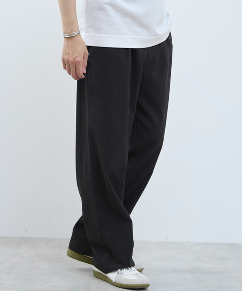 MEN'S MELROSE(メンズメルローズ)の「CIWAFLEXワイドトラウザーズ(スラックス・メンズ・ブラック/グレー・3/4/2)」の6枚目の写真