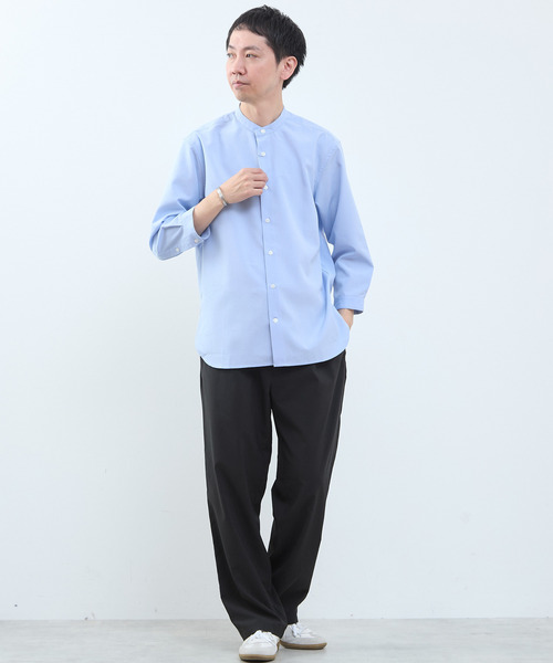 MEN'S MELROSE(メンズメルローズ)の「CIWAFLEXワイドトラウザーズ(スラックス・メンズ・ブラック/グレー・3/4/2)」の9枚目の写真
