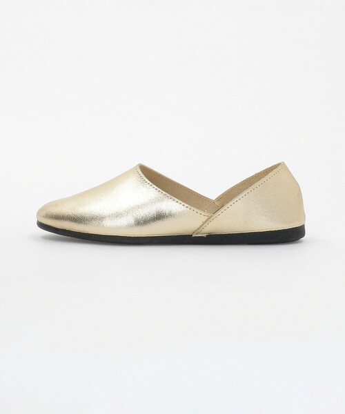 Steven Alan(スティーブンアラン)の「<JAVERFLEX >METALIC SLIP ON/スリッポン(その他シューズ・レディース・ブラック/ゴールド・37/36/38/39)」の1枚目の写真