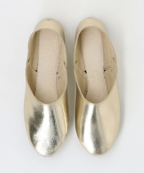 Steven Alan(スティーブンアラン)の「<JAVERFLEX >METALIC SLIP ON/スリッポン(その他シューズ・レディース・ブラック/ゴールド・37/36/38/39)」の4枚目の写真