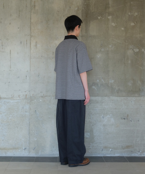 HORLISUN(ホーリーサン)の「Blossom Curved Barrel Pants Black(その他パンツ・メンズ・その他・LARGE/MEDIUM/SMALL)」の4枚目の写真