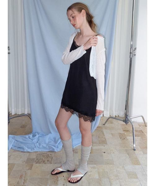 ETMON(エトモン)の「Sheer Frill Cardigan, White(カーディガン/ボレロ・レディース・その他・F)」の5枚目の写真