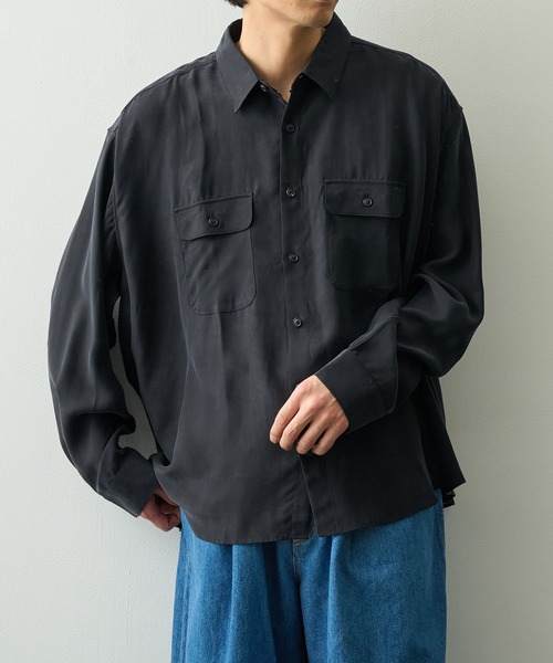 ISSUETHINGS/イシューシングス】type105 (cupro)（シャツ/ブラウス