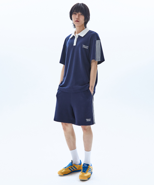 RAIMENT(レイメント)の「エッセンシャルトラックワッフルハーフパンツ_ネイビー(その他パンツ・メンズ・その他・SMALL/MEDIUM/LARGE/X-LARGE)」の3枚目の写真