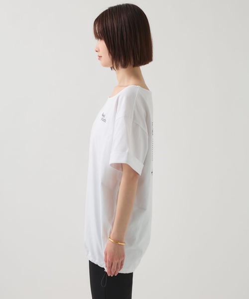 Russell Athletic(ラッセルアスレティック)の「【RUSSELL ATHLETIC】<別注>ドロストTEE(Tシャツ/カットソー・レディース・ホワイト/チャコール・フリー)」の20枚目の写真