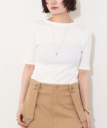 Whim Gazette | 半袖バックシャンカットソー(Tシャツ/カットソー)