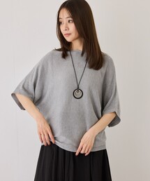 ラメドルマンスリーブプルオーバー