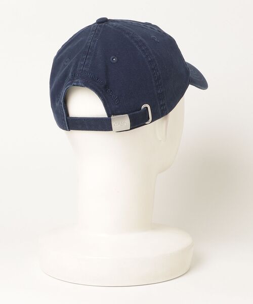 GANNI（ガニー）の「GANNI / ガニー：【レディース】Washed Cotton Canvas Cap Embroidery：A6902[ANN]（キャップ・レディース・ブルー系その他・FREE）」の2枚目の写真