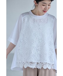 cawaii | 華やぎレースのフレアラインプルオーバートップス(Tシャツ/カットソー)