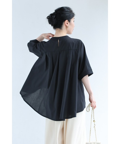 cawaii(カワイイ)の「華やぎレースのフレアラインプルオーバートップス(Tシャツ/カットソー・レディース・ブラック/ホワイト・FREE)」の8枚目の写真