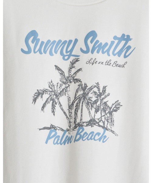 Sunny Smith(サニースミス)の「【SunnySmirh】11.6ウルトラヘビーオンス Heavy SmithPalm Beach プリントTシャツ(Tシャツ/カットソー・メンズ・チャコール/オフホワイト/ブラック・MEDIUM/LARGE)」の22枚目の写真