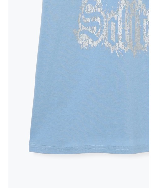 NOEMIE(ノエミー)の「バック羽刺繍肩ZIPユニセックスTシャツ(Tシャツ/カットソー・レディース・ブラック/サックスブルー/オフホワイト・M)」の20枚目の写真