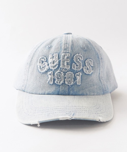 Guess(ゲス)の「【Stray Kids ヒョンジン着用】GUESS/ゲス WASHED CAP デニムキャップ ダメージ加工 2026年 夏 夏服(キャップ・メンズ・ライトブルー・ONE SIZE)」の13枚目の写真