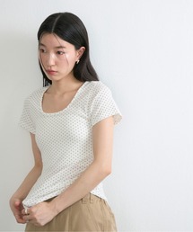 Dot Slim Fit Tee / ドットスリムフィットT