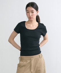 Dot Slim Fit Tee / ドットスリムフィットT