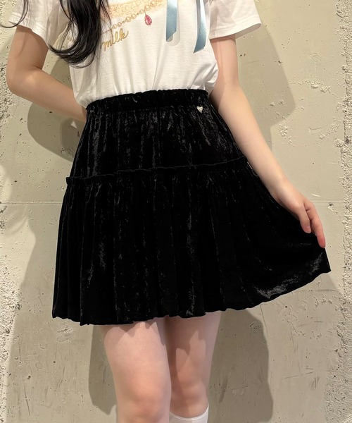 MILK(ミルク)の「ベロア gloss スカート(スカート・レディース・C・FREE)」の1枚目の写真