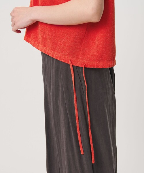 BEAUTY&YOUTH UNITED ARROWS(ビューティーアンドユースユナイテッドアローズ)の「ヘムドローストリング シャツカーディガン ウォッシャブル(ニット/セーター・レディース・オフホワイト/ダークグレー/レッド・FREE)」の11枚目の写真