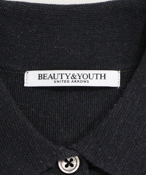 BEAUTY&YOUTH UNITED ARROWS(ビューティーアンドユースユナイテッドアローズ)の「ヘムドローストリング シャツカーディガン ウォッシャブル(ニット/セーター・レディース・オフホワイト/ダークグレー/レッド・FREE)」の6枚目の写真