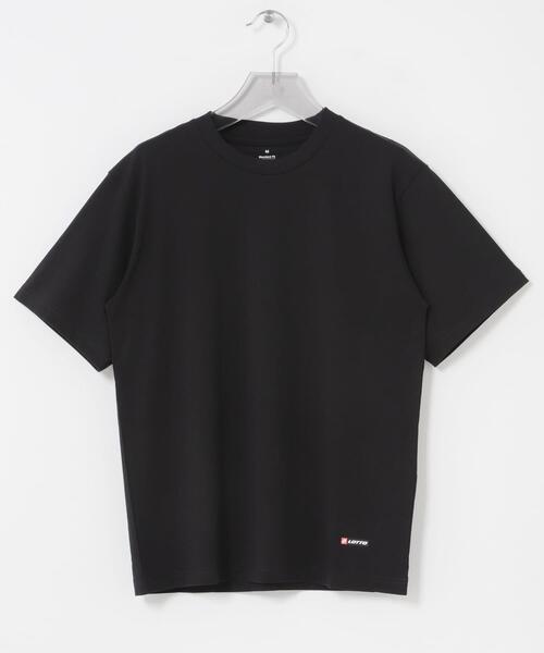 LOTTO(ロット)の「LOTTO JUST FIT COOL COTTON T-SHIRTS(Tシャツ/カットソー・メンズ・ホワイト/ネイビー/ブラック・LARGE/X-LARGE/MEDIUM/XX-LARGE)」の3枚目の写真