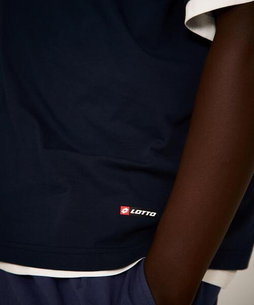 LOTTO(ロット)の「LOTTO JUST FIT COOL COTTON T-SHIRTS(Tシャツ/カットソー・メンズ・ホワイト/ネイビー/ブラック・LARGE/X-LARGE/MEDIUM/XX-LARGE)」の20枚目の写真