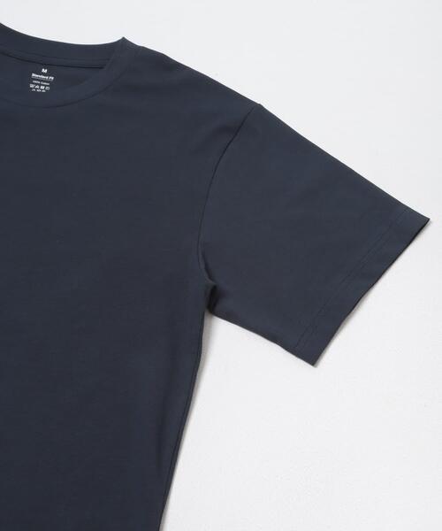 LOTTO(ロット)の「LOTTO JUST FIT COOL COTTON T-SHIRTS(Tシャツ/カットソー・メンズ・ホワイト/ネイビー/ブラック・LARGE/X-LARGE/MEDIUM/XX-LARGE)」の4枚目の写真