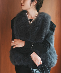 Cashmere Fur gilet