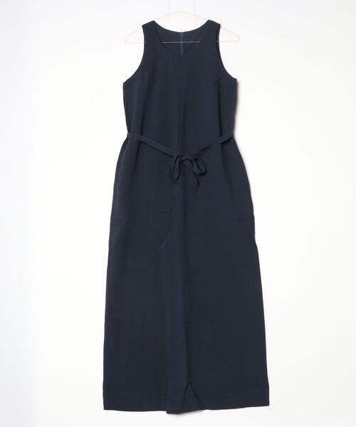 YUGA(ユーガ)の「YUGA_YGMC Korean-style Wide-leg pants all-in-one(つなぎ/オールインワン・レディース・ベージュ/ネイビー・FREE)」の4枚目の写真