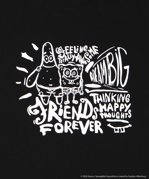 MFC STORE(エムエフシーストア)の「SpongeBob x MFC STORE FRIENDS FOREVER TYPE1 S/S TEE(Tシャツ/カットソー・メンズ・ブラック/ホワイト・XS/S/M/L/XL/XXL)」の12枚目の写真