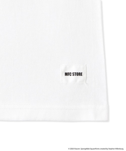 MFC STORE(エムエフシーストア)の「SpongeBob x MFC STORE FRIENDS FOREVER TYPE1 S/S TEE(Tシャツ/カットソー・メンズ・ブラック/ホワイト・XS/S/M/L/XL/XXL)」の4枚目の写真