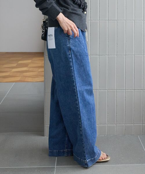 le.coeur blanc(ルクールブラン)の「Healthy denim Muffin(デニムパンツ・レディース・ネイビー/ブルー・38/36)」の7枚目の写真